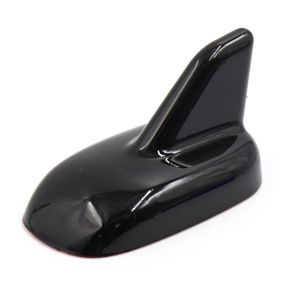 Unique Bargains Black Plastic Shark Fin Dummy Decorative Adheive Roof Antenna Aerial for Car