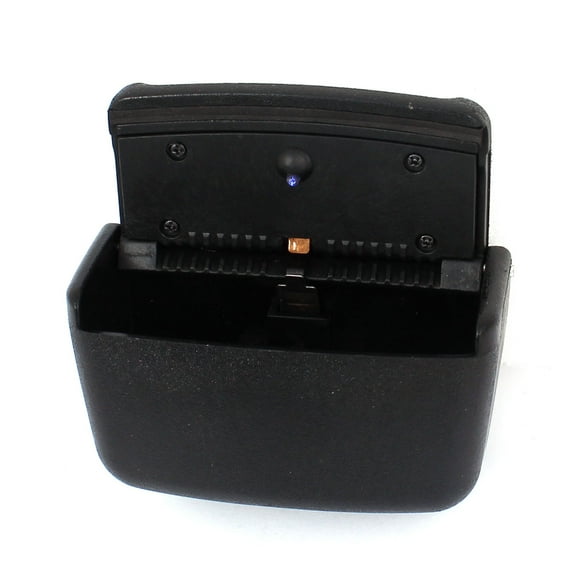 Unique Bargains Black Plastic Rectangle Designed Smokeless 4" Length Car Ashtray with Blue LED Light