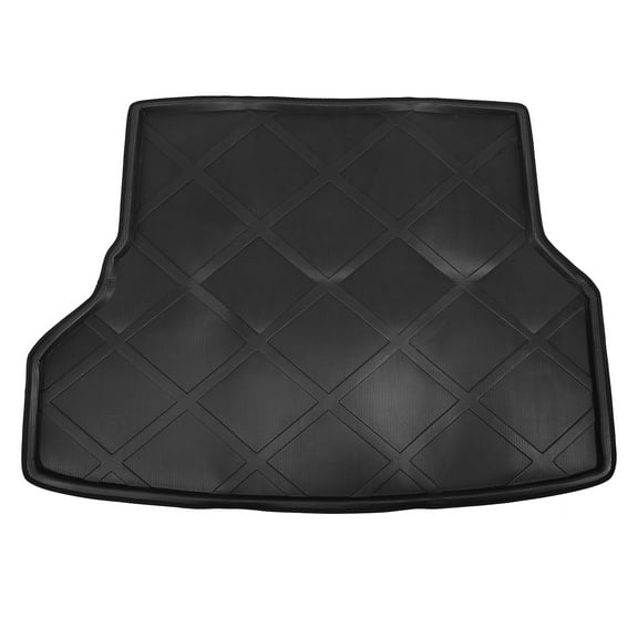Unique Bargains Black Rear Trunk Cargo Liner Floor Mat All Weather for Toyota Highlander 2008-2014