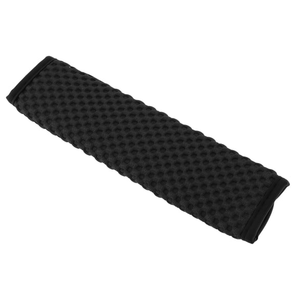 Unique Bargains Black Seat Belt Cover Pad Polyester 23cm Seatbelt Strap Cushion Shoulder Padding 1Pc