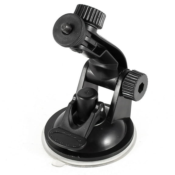 Unique Bargains Black Suction Cup Stand Bracket Car Windshield Dashboard Camera Mount