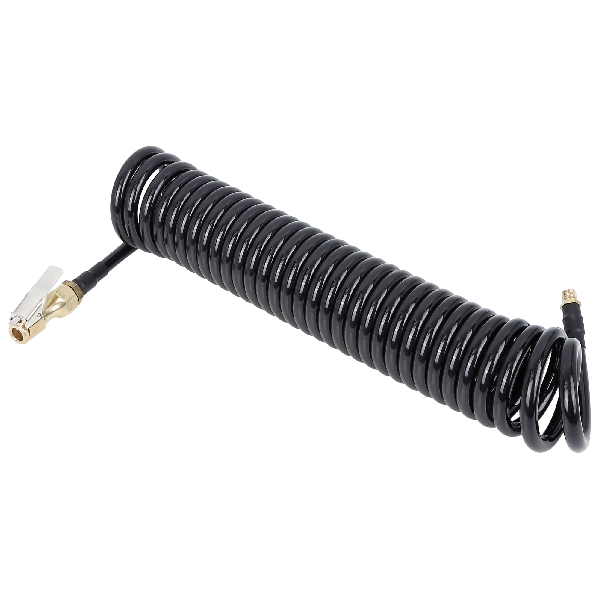 Unique Bargains Black Tire Inflator Hose Locking Air Chuck 0.31" OD