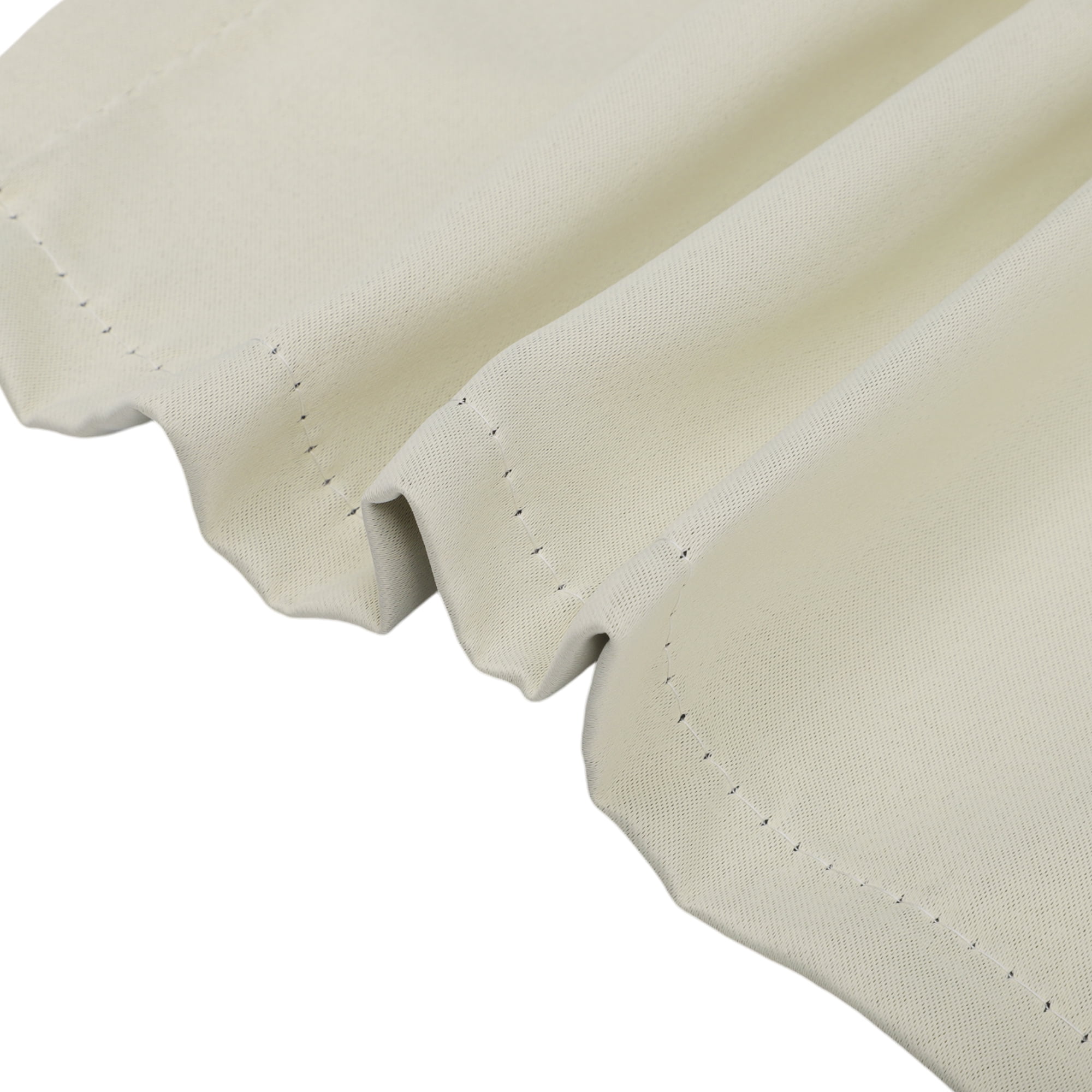 Unique Bargains Blackout Curtains Short Window Curtains Beige 23.62"L x 15.75"W