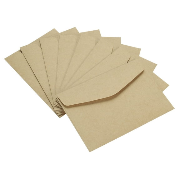 Unique Bargains Blank Small Items Storage Holder Mini Envelopes Buff