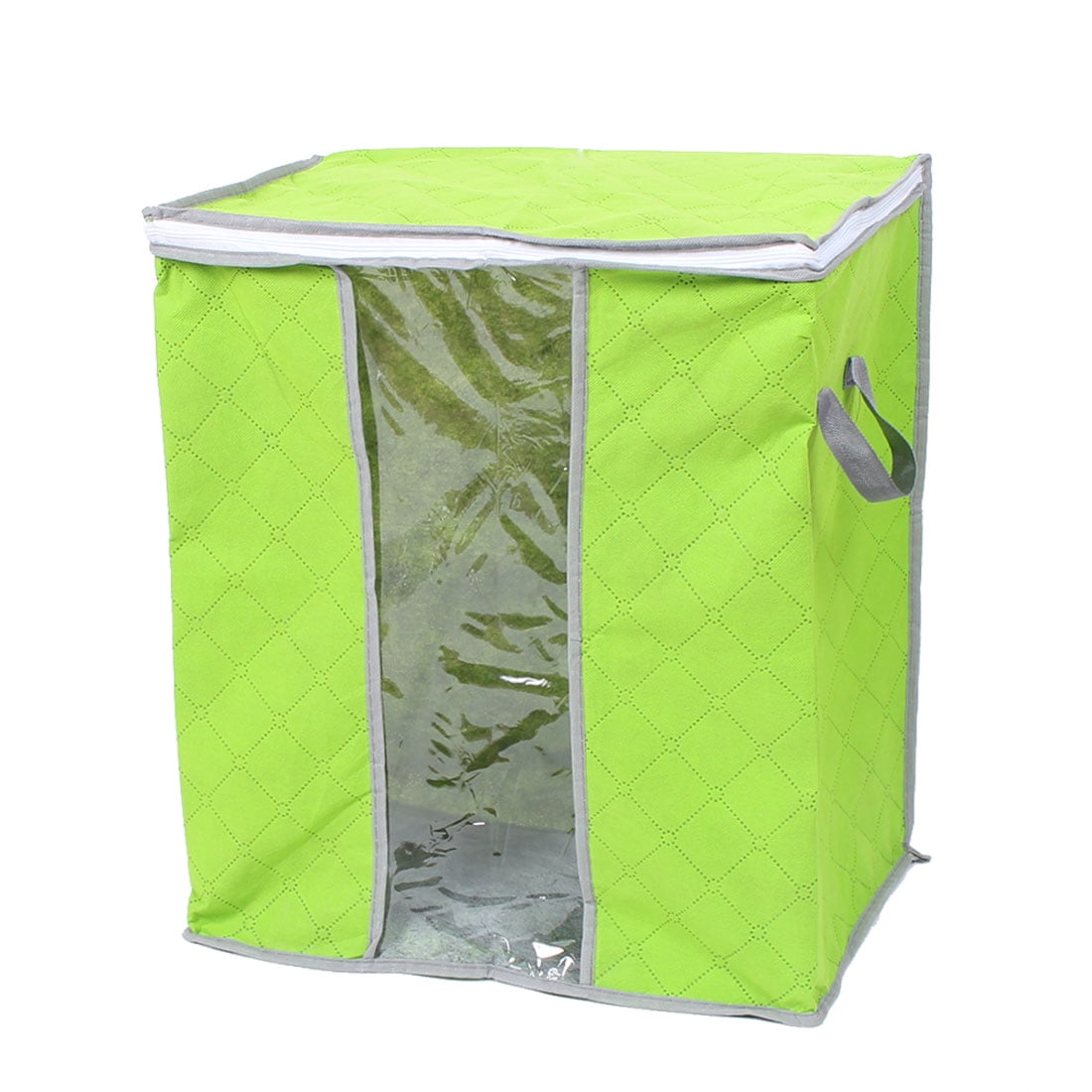 Unique Bargains Blanket Pillows Quilts Clothes Beddings Storage Bag Container Green