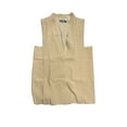 thumbnail image 1 of Unique Bargains Blazer Vest for Women's Sleeveless Lapel Collar Cardigan Vests L Khaki, 1 of 1
