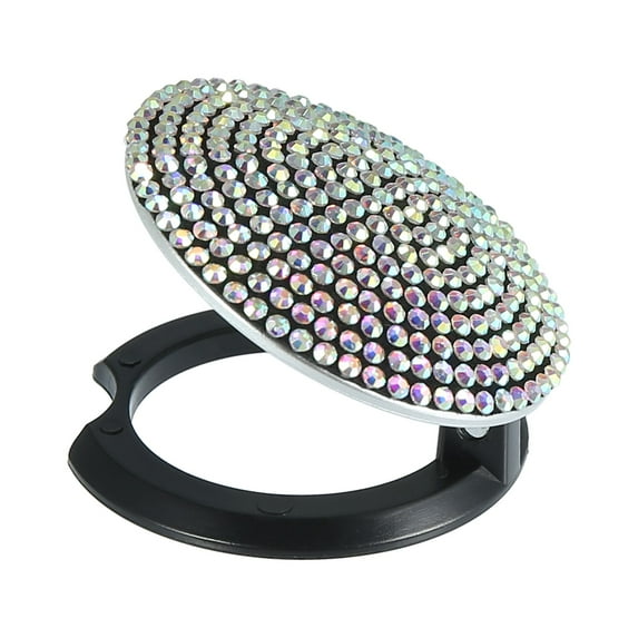 Unique Bargains Bling Car Start Stop Engine Button Cover Multicolor Rhinestone Anti Scratch