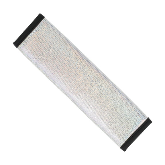 Unique Bargains Bling Rhinestone Car Seat Belt Cover Shoulder Pad Seat Belt Pad Cover 6.5x23cm White