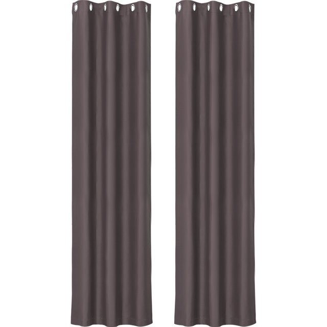 Unique Bargains Blockout Window Darkening Grommet Curtain