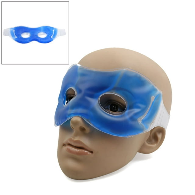 Unique Bargains Blue GelPadded Eye Mask Cold Warm Hot Heat Ice Cool