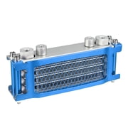 Unique Bargains Blue M10 Interface Engine Oil Cooler Radiator Universal for Dirt Bike Monkey Bike 50CC-160CC Engines