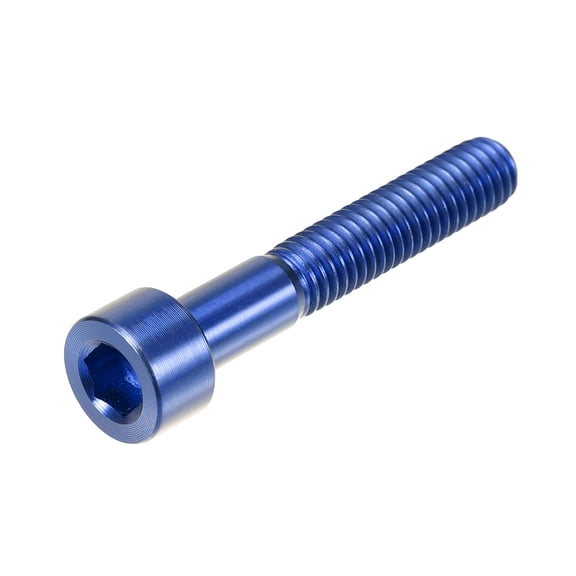 Unique Bargains Blue Universal M6x35 Bike Stem Bolt Bicycle Bike Headset Stem Bolt Bike Bicycle Accessory