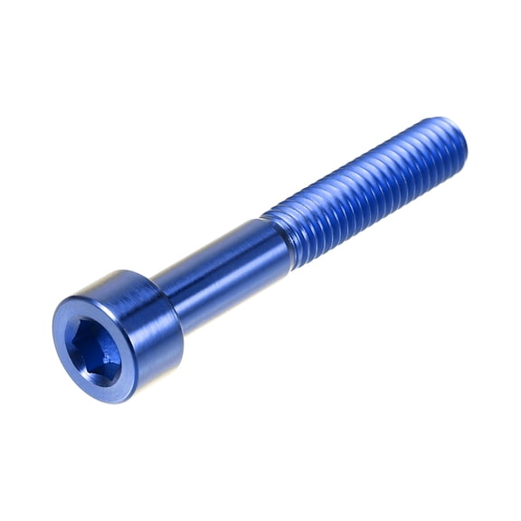 Unique Bargains Blue Universal M6x40 Bike Stem Bolt Bicycle Bike Headset Stem Bolt Bike Bicycle Accessory