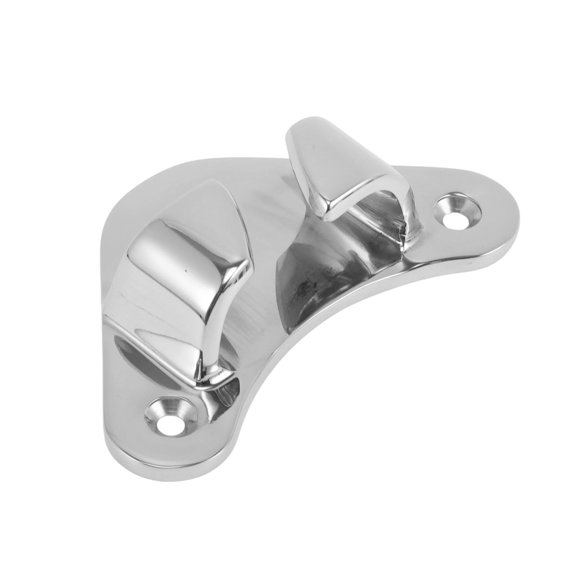Unique Bargains Boat Bow Chock Marine 316 Stainless Steel Butterfly Inclined Fairlead Shape Boat Cleats for Deck Installation 103 mm Length Silver Tone 1 pcs
