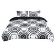 thumbnail image 1 of Unique Bargains Bohemian Polyester Duvet Cover Bedding Set White Full, 1 of 8