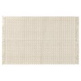 thumbnail image 1 of Unique Bargains Boho Bathroom Rug Woven Texture Rug for Bedroom Throw Rug with Fringe Beige 20" x 32", 1 of 6