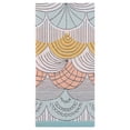 thumbnail image 1 of Unique Bargains Boho Cotton Cute Pattern Soft Absorbent Towel Green Orange 1pc, 1 of 8