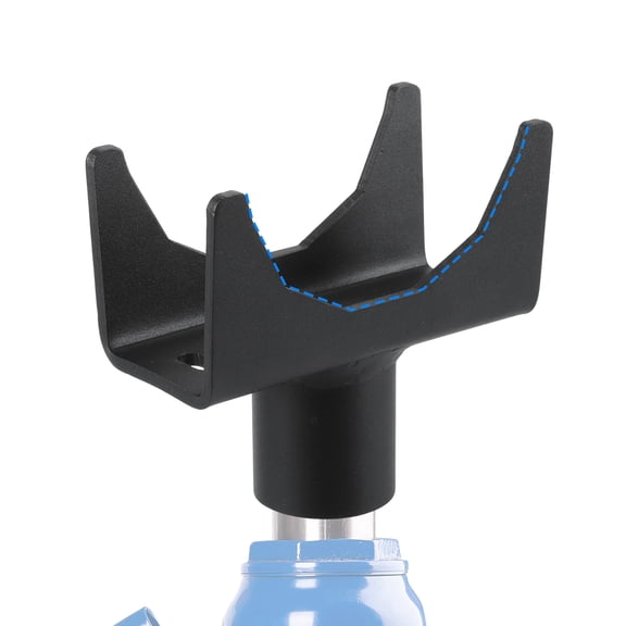 Unique Bargains Bottle Jack Axle Adapter Lifting Saddle for 2" 3" 4" Round/Square AlexTube, Steel Bottle Jack Axle Tube Saddle Within 1.5inch Diameter Lifting Platform for RV Trailer Truck Garage