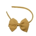 thumbnail image 1 of Unique Bargains Bow Headband Fashion Cute Polyester Hairband for Teenager 5.9x4.4 Inch Khaki, 1 of 7