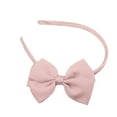 thumbnail image 1 of Unique Bargains Bow Headband Fashion Cute Polyester Hairband for Teenager 5.9x4.4 Inch Lotus Pink, 1 of 7