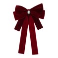 thumbnail image 1 of Unique Bargains Bowknot Ribbon Bow Brooch Neck Tie Red, 1 of 6
