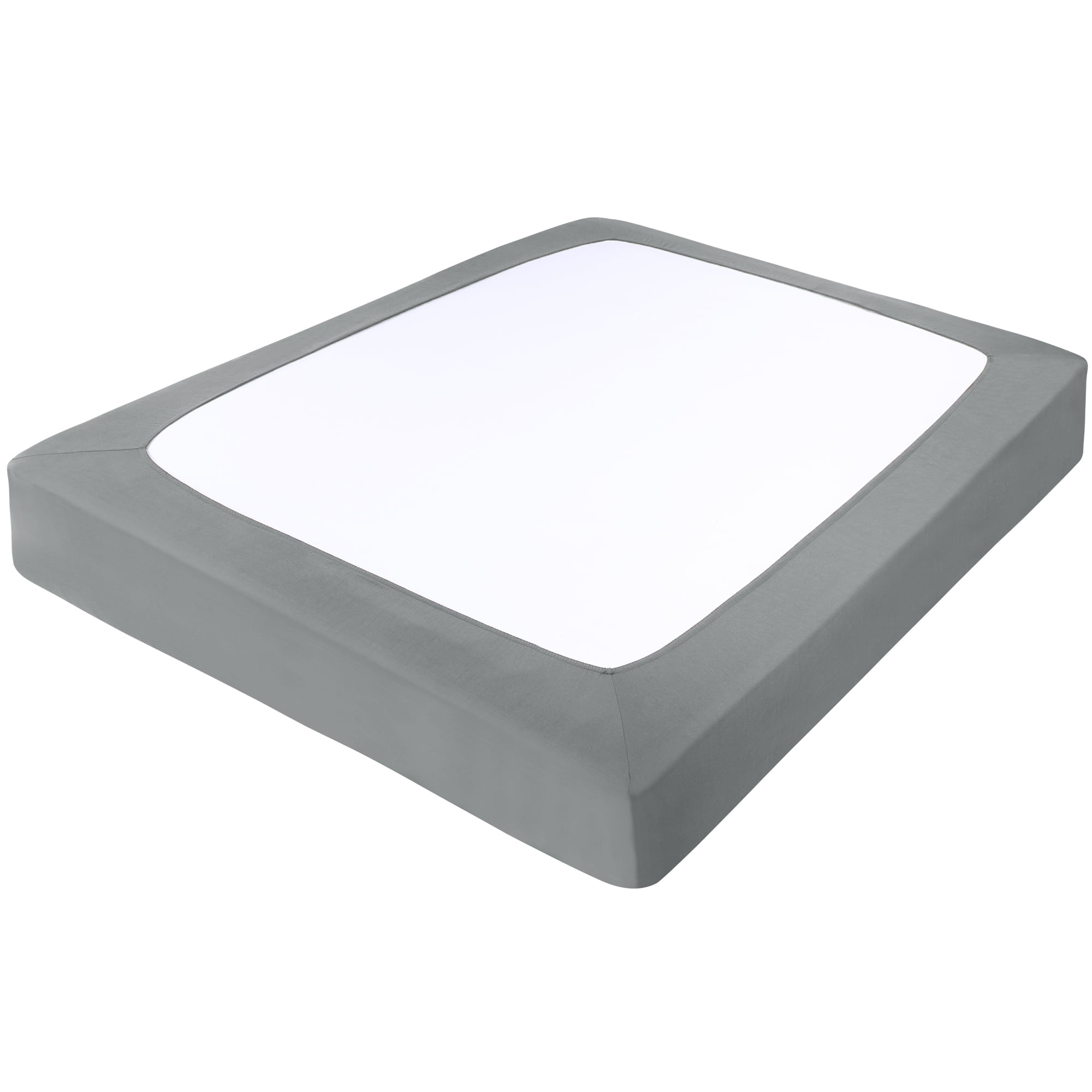 Unique Bargains Box Spring Cover Wrap Around 4 Sides Stretchy Cadet