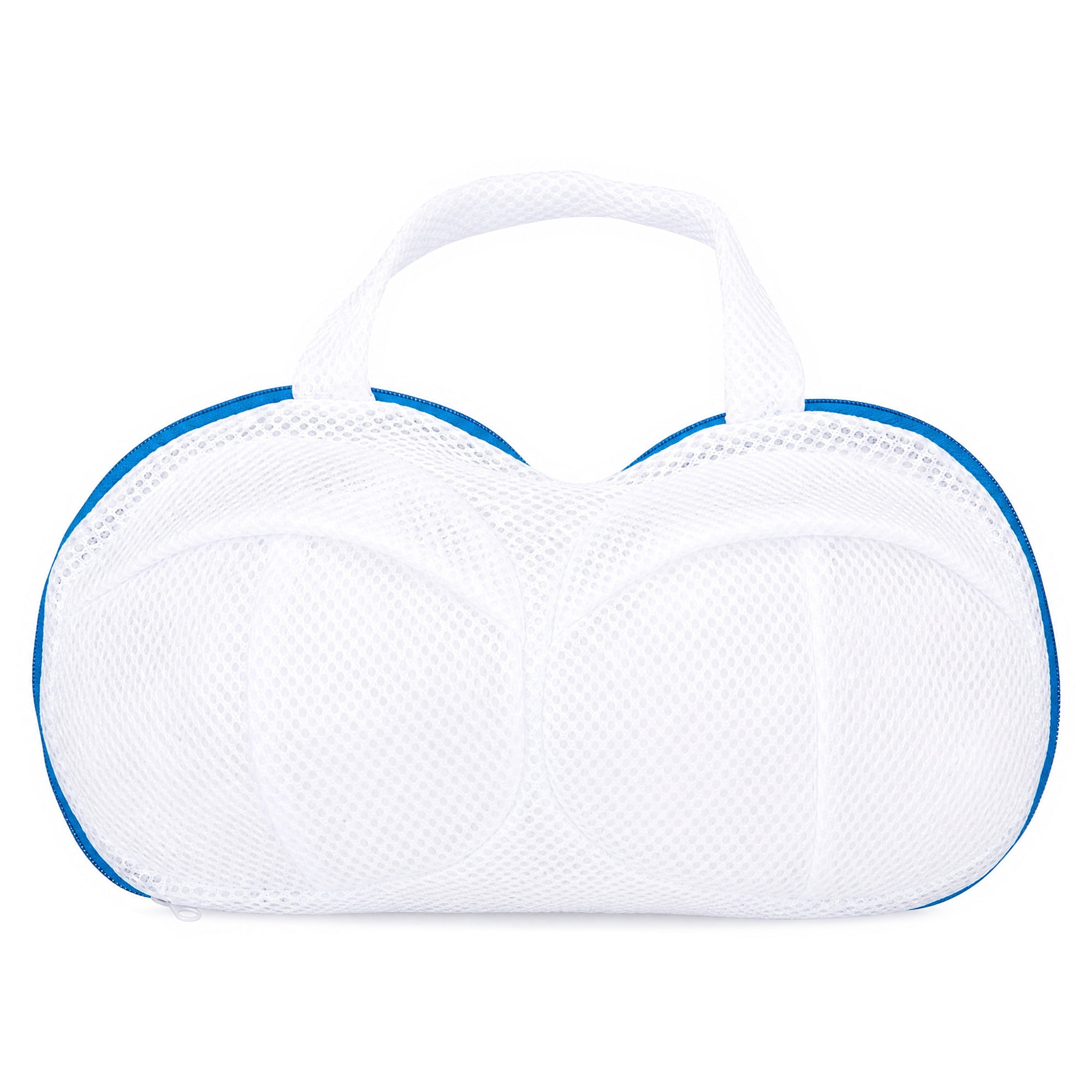 Unique Bargains Bra Laundry Bag, Mesh Lingerie Wash Bags for Zippered Fine Mesh Navy Blue 12.8"x8.3"