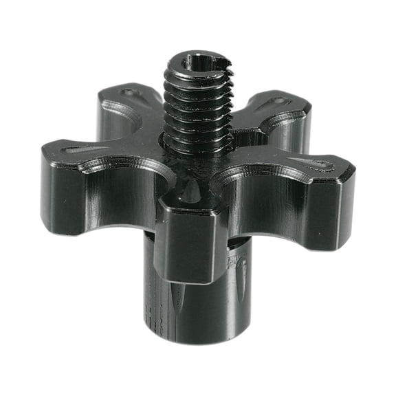 Unique Bargains Brake Clutch Levers Cable Wire Adjuster Screw Bolt M8x1.25 Aluminum Alloy for Motorcycle Titanium Tone