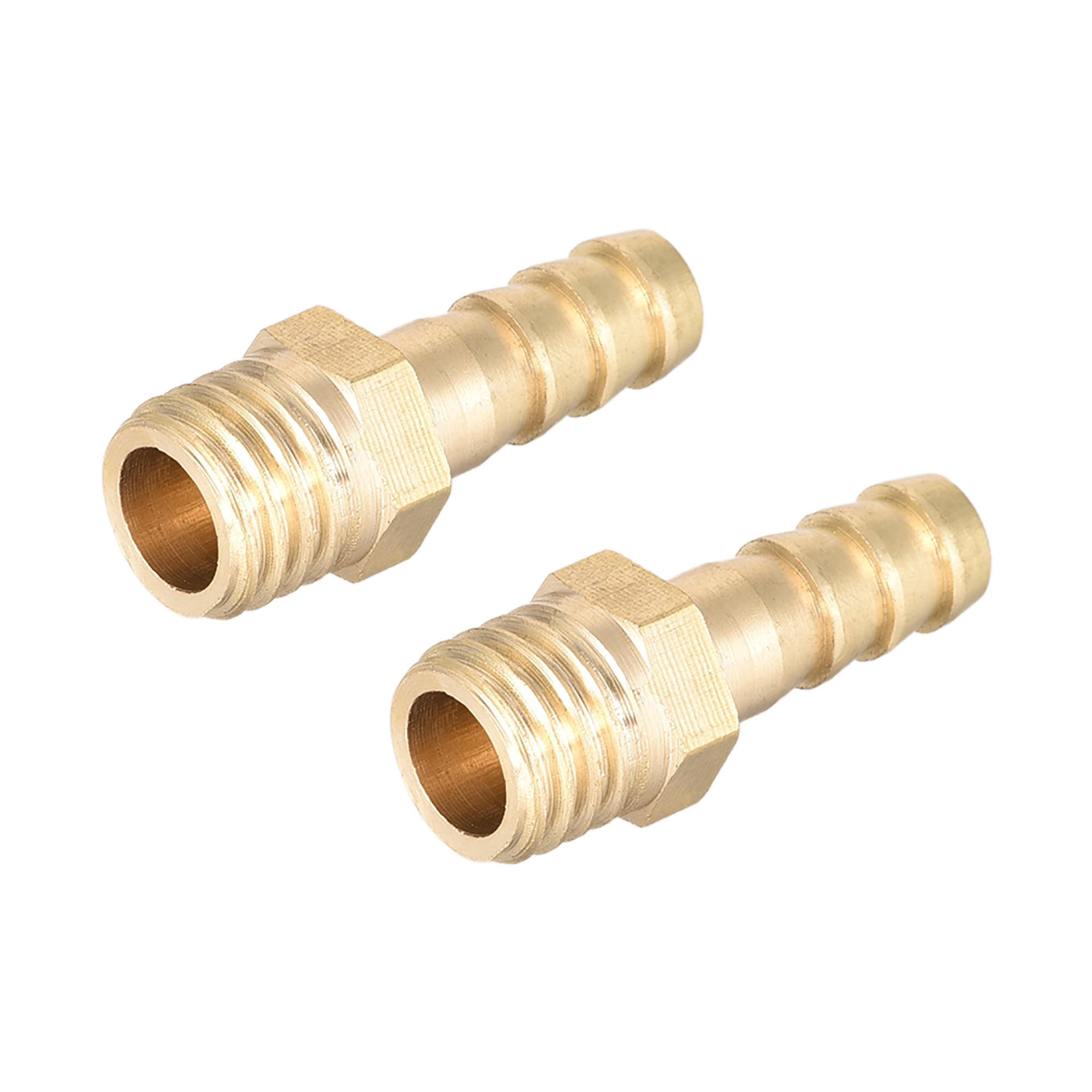 M12x1.25 To 8mm Hose Connector - Black Anodised Aluminium Hose Barb Fitting 1 thumbnail image