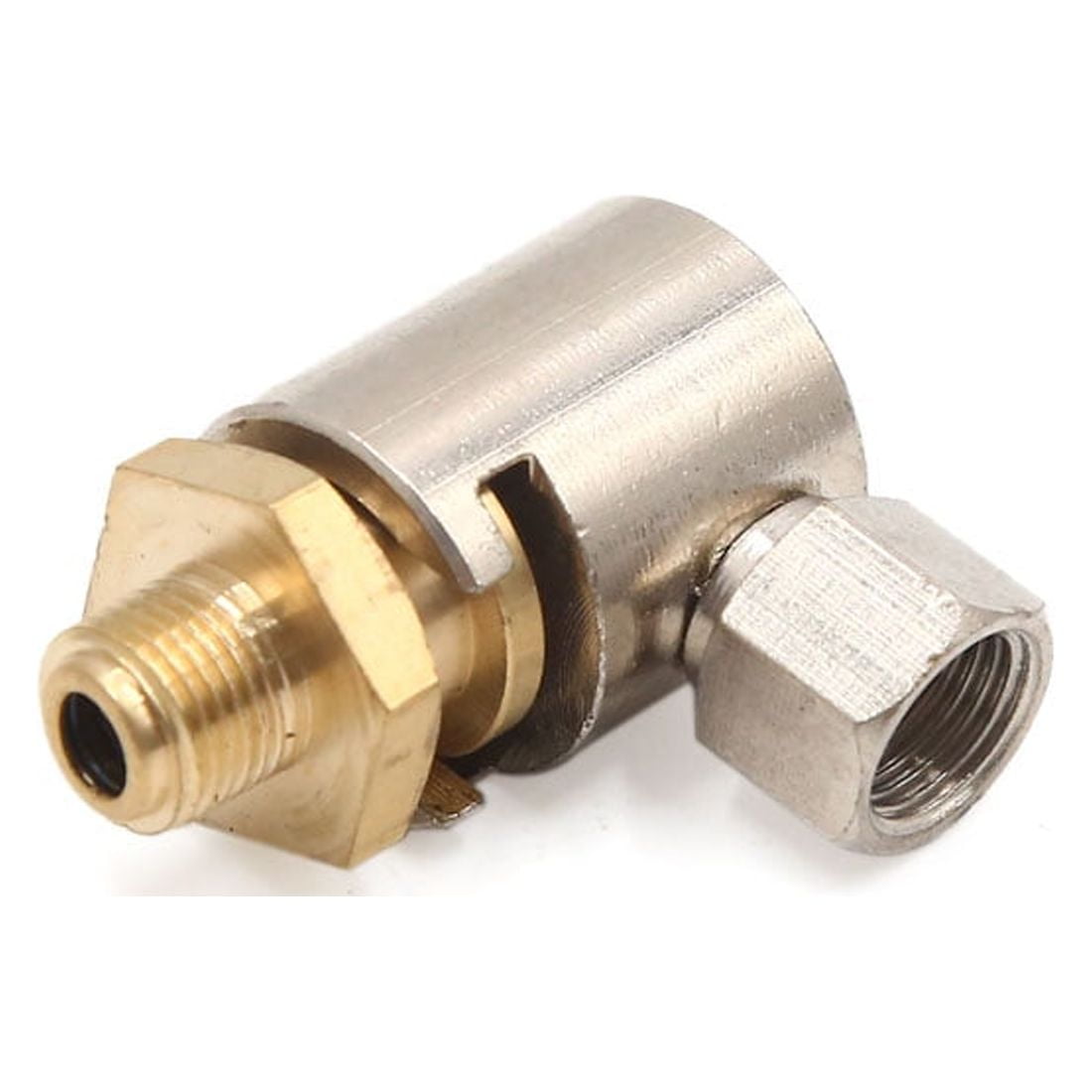 Unique Bargains Brass Tone Button Head Grease Zerk Nipple Fitting