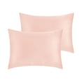 thumbnail image 1 of Unique Bargains Breathable Envelope Closure Polyester Pillowcase (2 Count) Jade Color Queen, 1 of 1