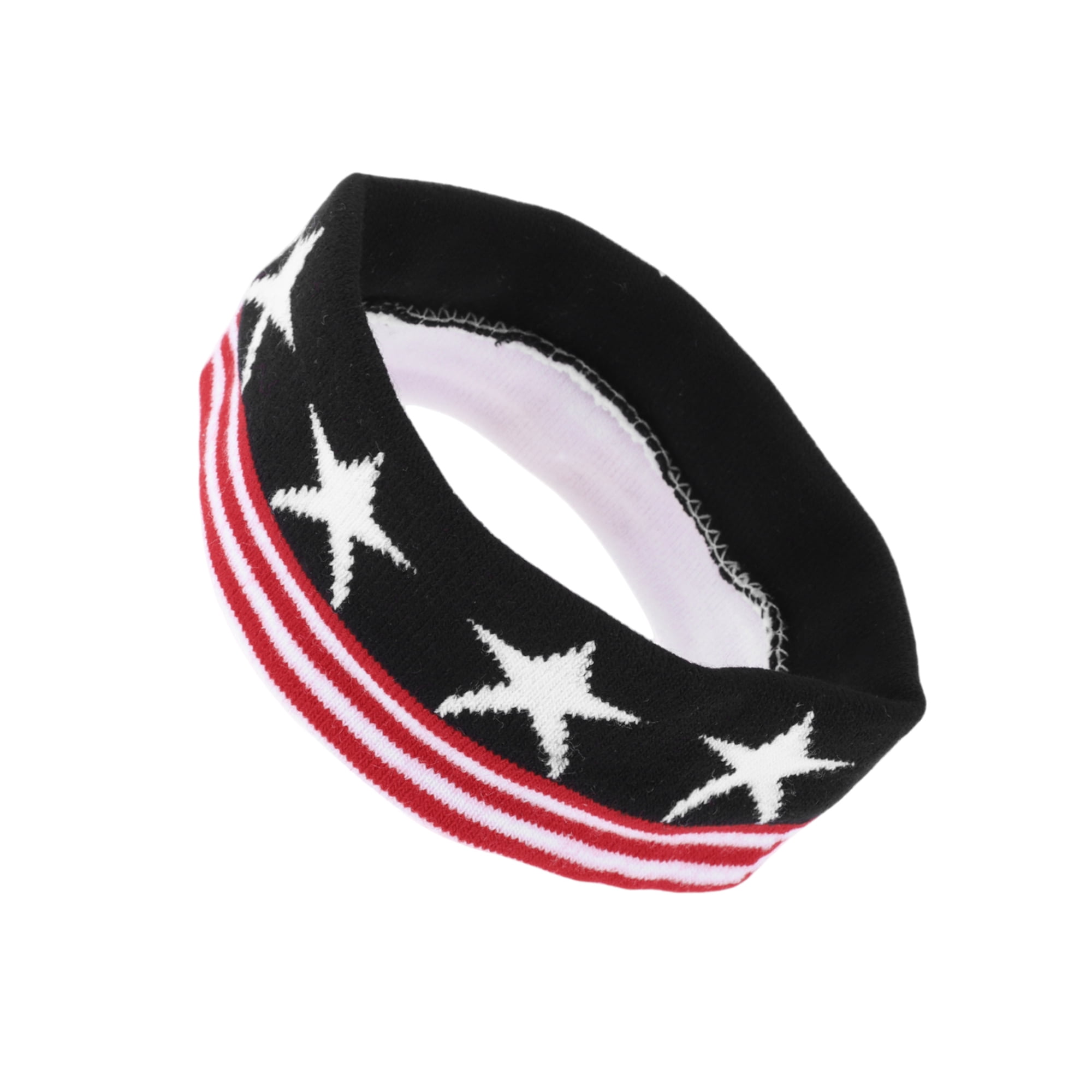 Black red and white elastic headband . Headband Jordan Elastic Sport Printed (6 unidades) White-Gym  main image 4