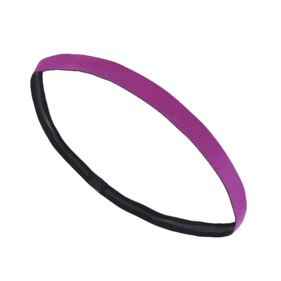 Unique Bargains Breathable Headband Elastic Headband for Sport Deep Purple 1 Pc