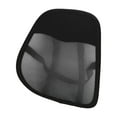 thumbnail image 1 of Unique Bargains Breathable Mesh Car Seat Lumbar Cushion Memory Foam Support 44.5x41.5cm Mesh Black 1 Pc, 1 of 6