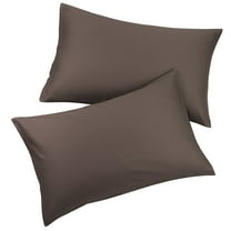 Unique Bargains Breathable Zipper Closure Cotton Pillowcases 2 Pcs Beaver King