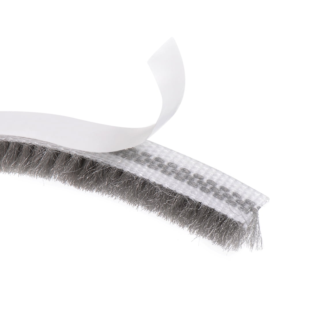 Unique Bargains Brush Weather Stripping Adhesive Felt Door Seal Strip Gray 7mmx6mm