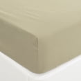 thumbnail image 1 of Unique Bargains Brushed Microfiber Fitted Sheet Bed Cover Khaki Full, 1 of 5