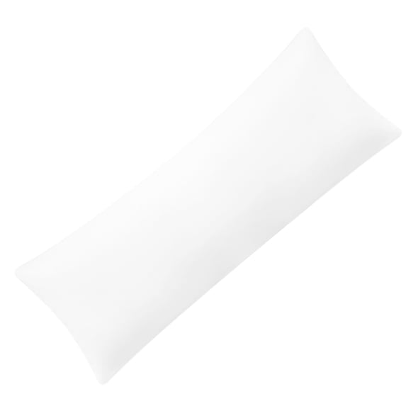 Unique Bargains Brushed Zipper Closure Body Microfiber Pillowcases White 20"x54"