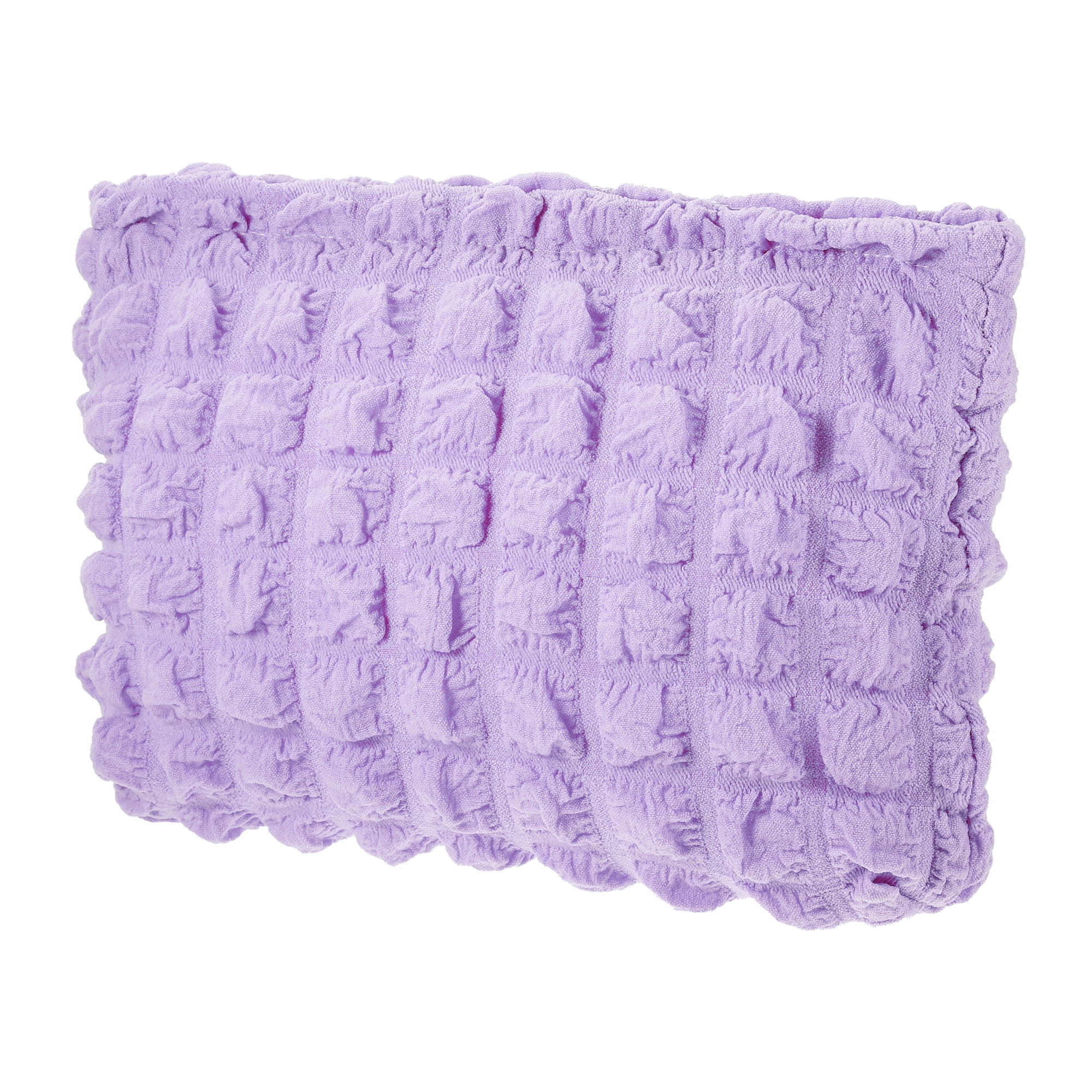 Unique Bargains Bubble Cloud Cosmetic Bag Zipper Checkered Makeup Bags Lipsticks Purple