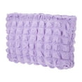 thumbnail image 1 of Unique Bargains Bubble Cloud Cosmetic Bag Zipper Checkered Makeup Bags Lipsticks Purple, 1 of 7