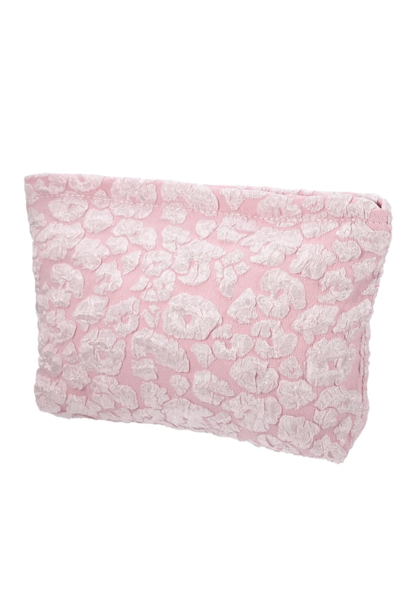 Bubble Cloud Cosmetic Bag Zipper Makeup Bags Canvas Large Capacity Makeup Pouch for Lipsticks Pink