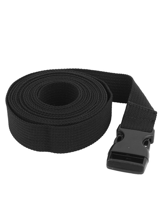 Buckle Adjustable Luggage Backpack Packing Strap Belt Band 9.84ft x 0.98' Plastic