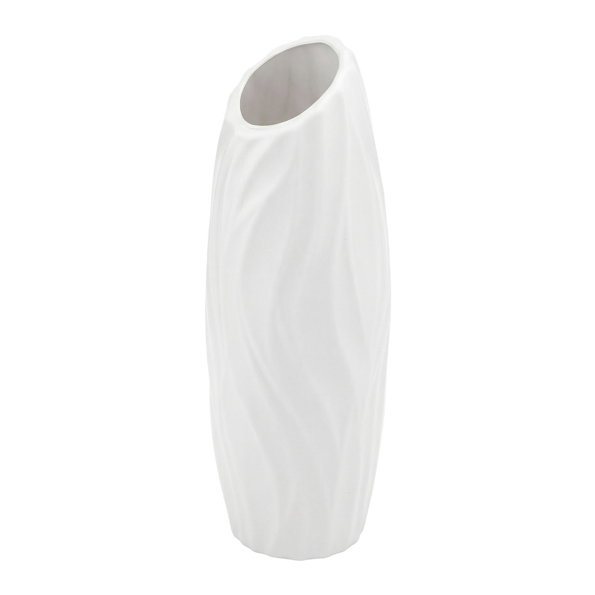 Unique Bargains Bud Vase for Single Stem Roses Plastic Vase Grey 2.8"L x 2.8"W x 7.9"H