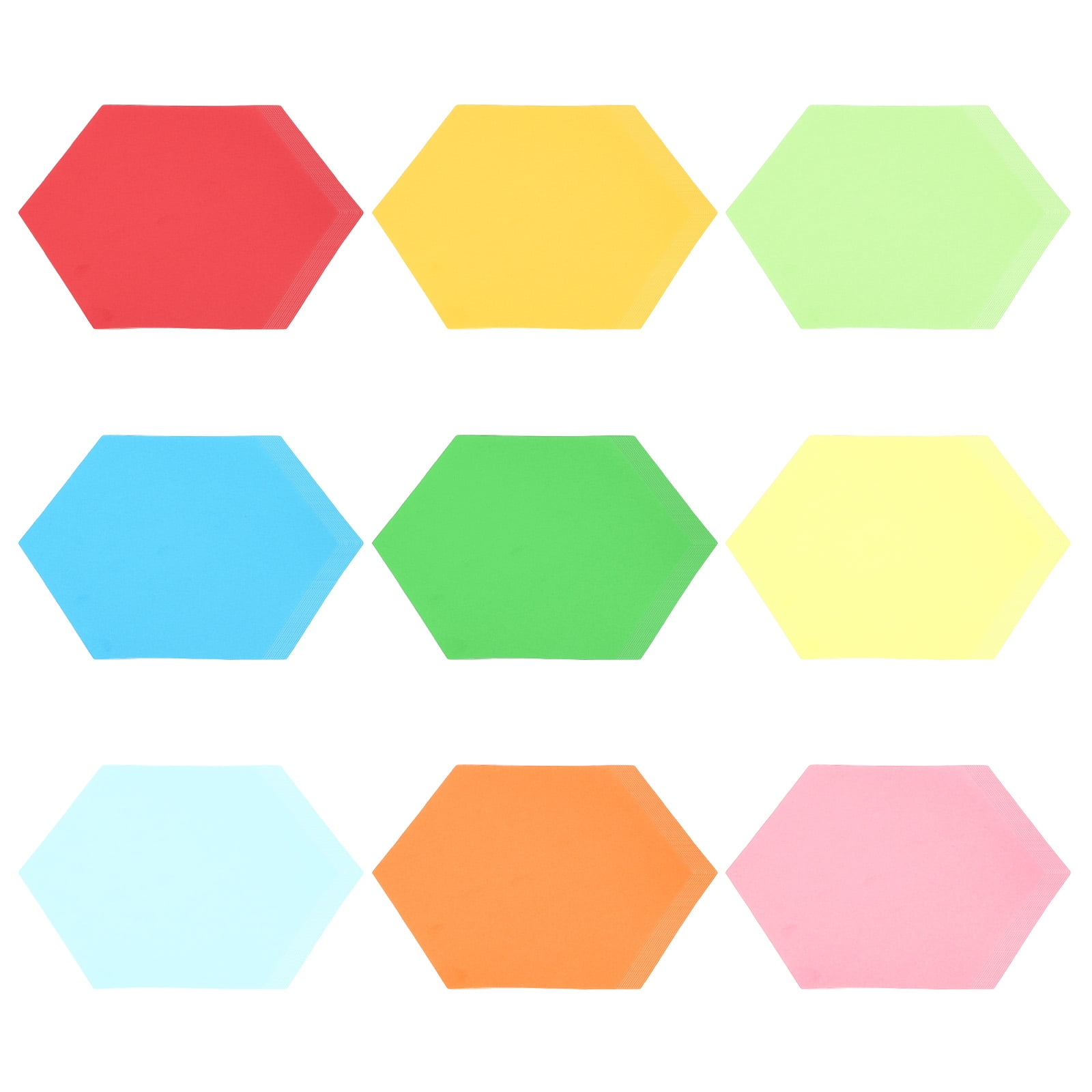 Unique Bargains Bulletin Board Paper Cut Outs Decorations for DIY Crafts ["Hexagon"]