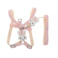 thumbnail image 1 of Unique Bargains Bunny Style Pet Leash Kit Ergonomic Dog Leash Kit for Dog 63" Long Pink, 1 of 6