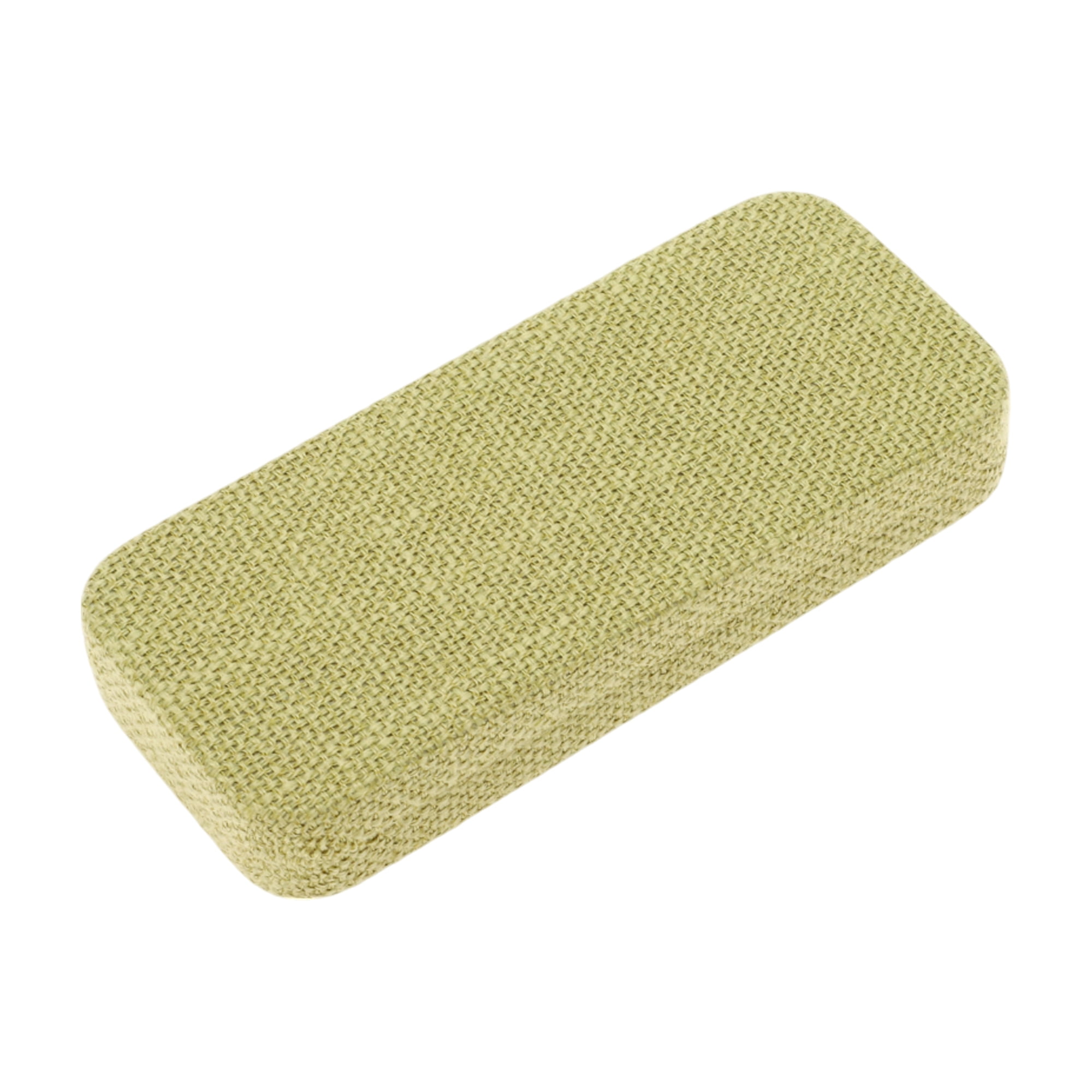 Unique Bargains Burlap Eyeglasses Case Portable Eyeglasses Storage Green