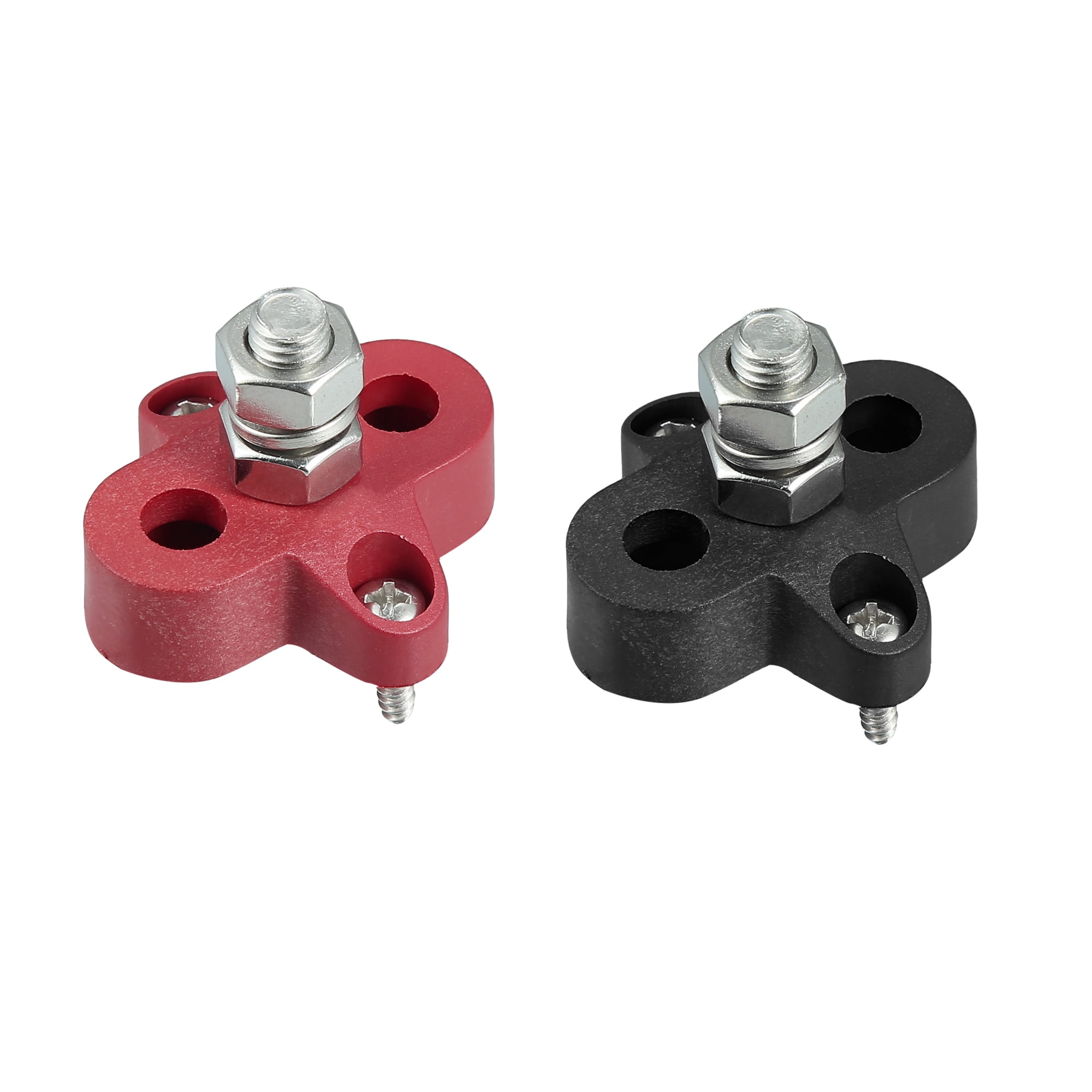 Unique Bargains Bus Bar Junction Block M8 Positive Terminal Stud Distribution Block