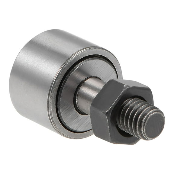 Unique Bargains CF3 Cam Follower KR10 Needle Roller Bearing, 10mm Roller Dia., 8mm Roller Width, M3 Standard Stud, M6x1.0mm 1
