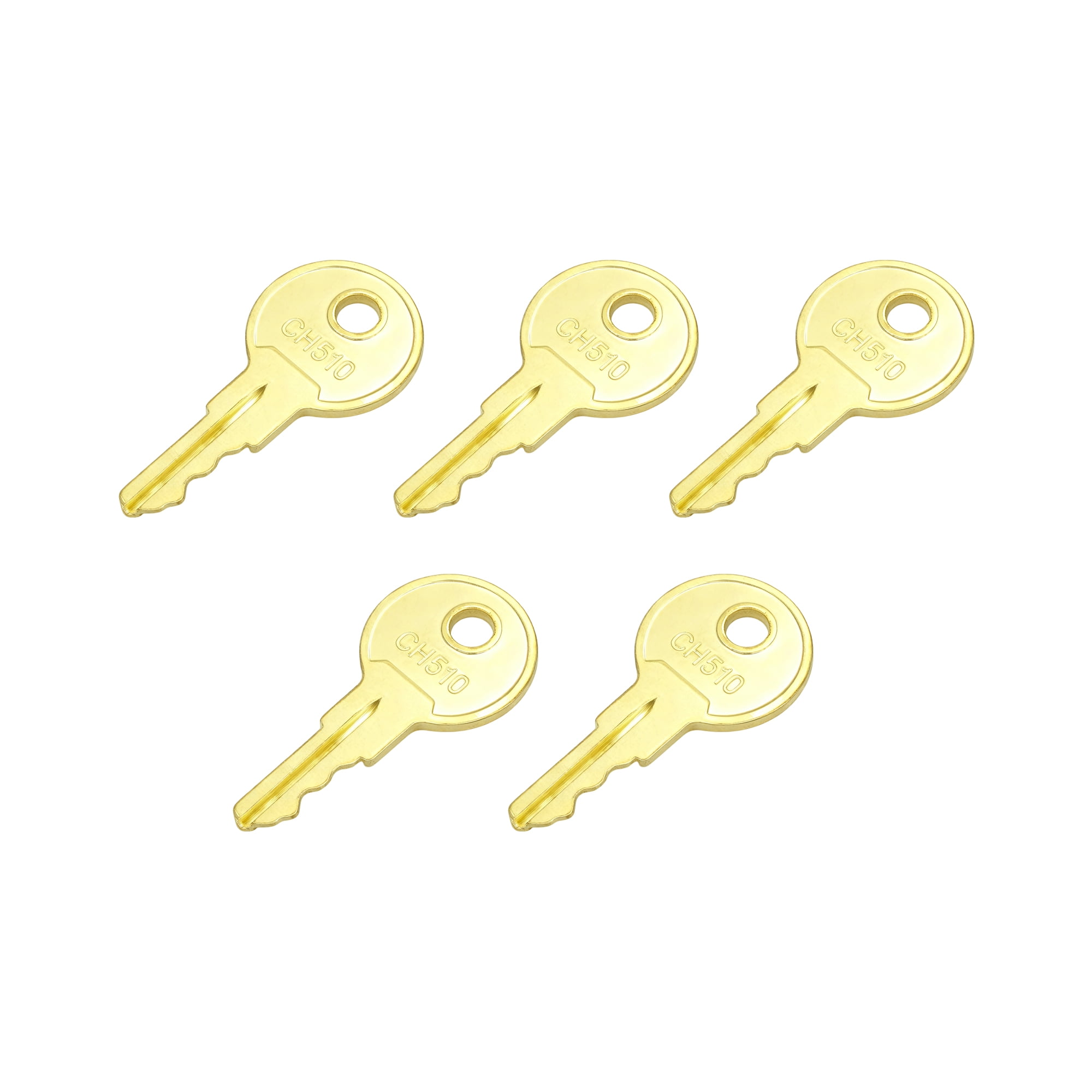 Unique Bargains CH510 RV Key Spare Keys for RV Campers Cabinets Push ...