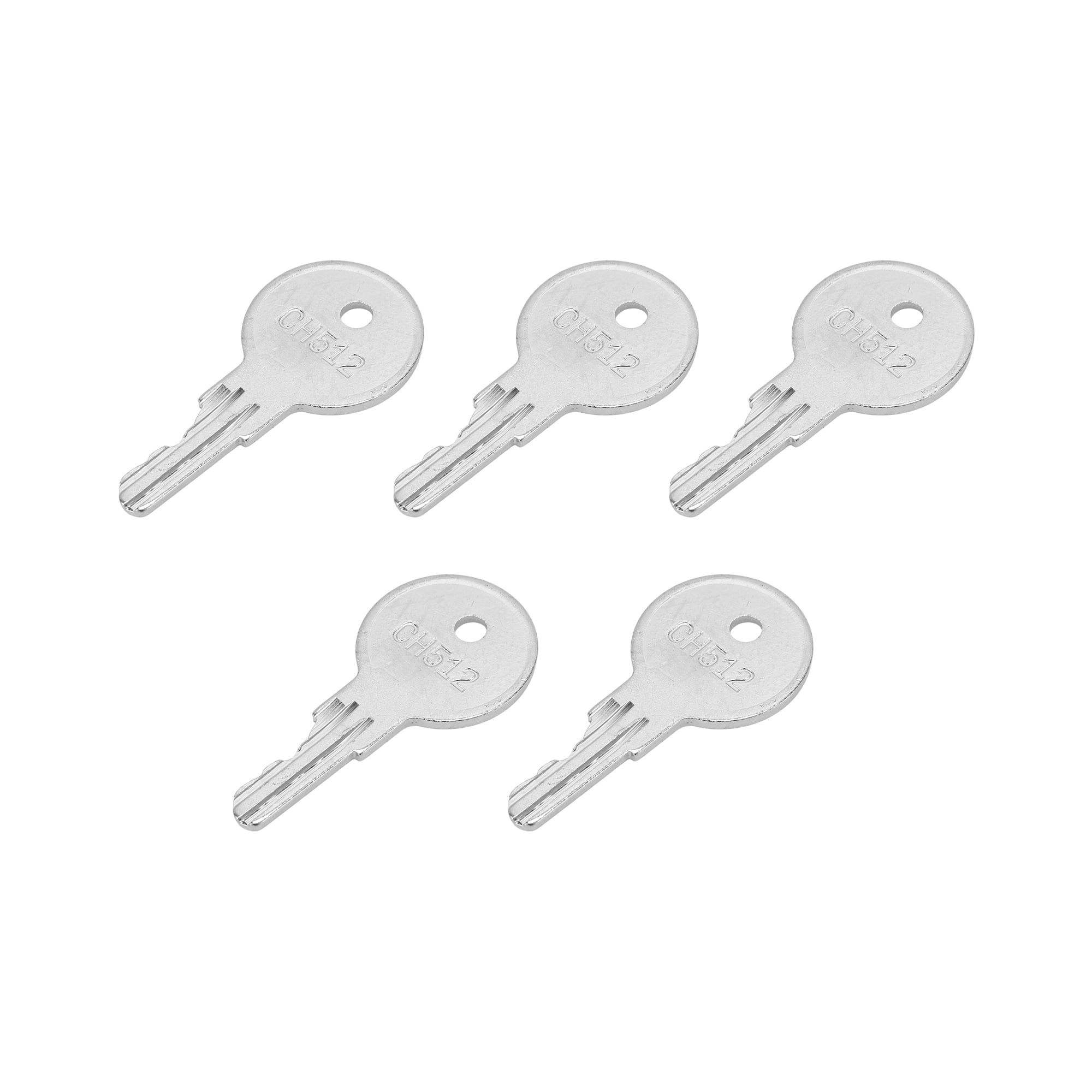 Unique Bargains CH512 RV Key Spare Keys for RV Campers Cabinets Push ...